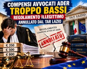 Compensi avvocati ader