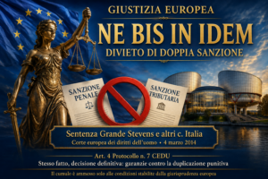 Ne bis in idem europeo
