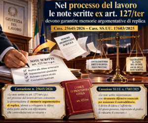 Note scritte 127 Ter e memorie