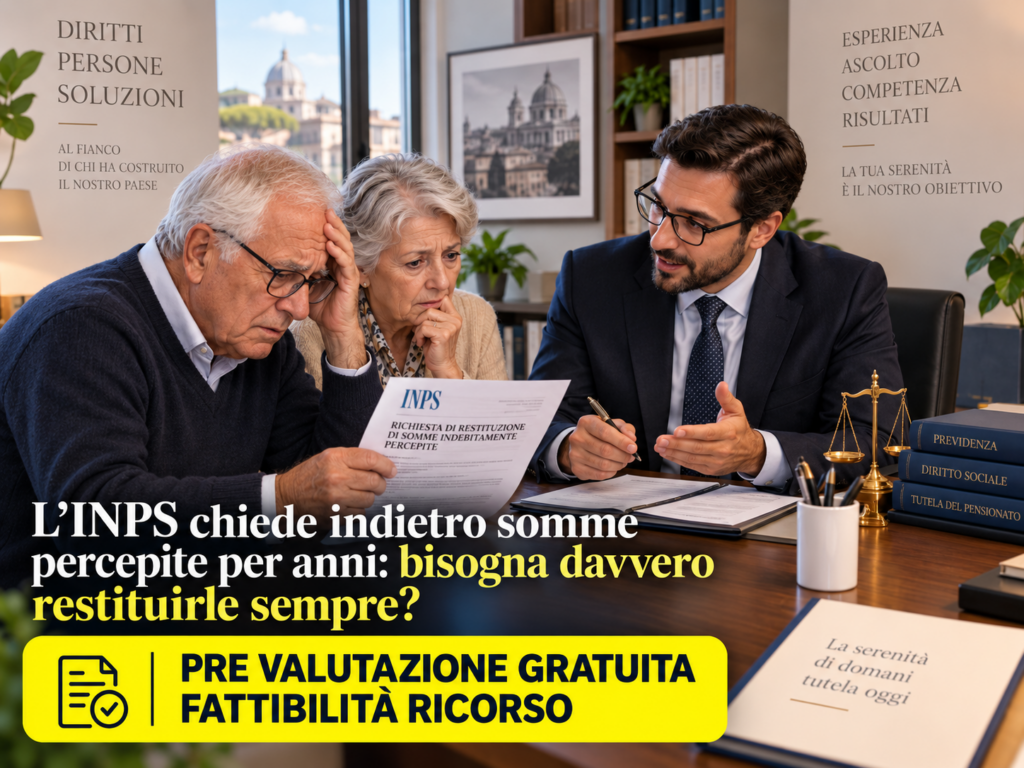 Consulenza legale per la serenità previdenziale