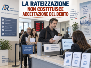 La rateizzazione non costituisce l'accettazione del debito