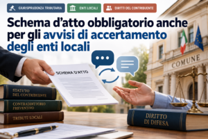 Schema d’atto e diritti del contribuente